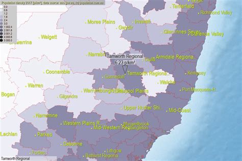 population of tamworth